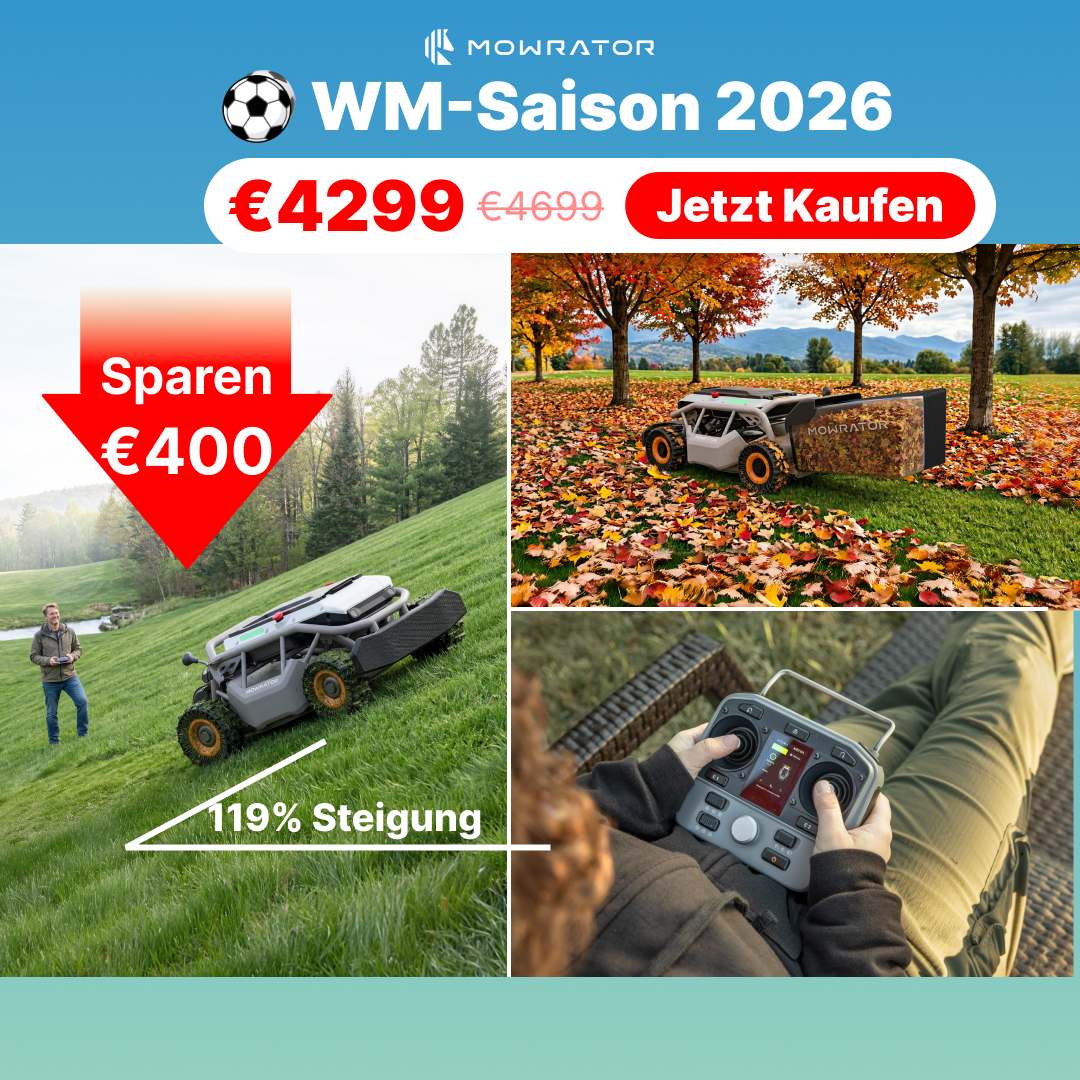 Mowrator S1 — Remote-Control 4WD Lawn Mower