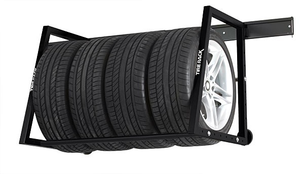 Rolling Tire Storage Rack