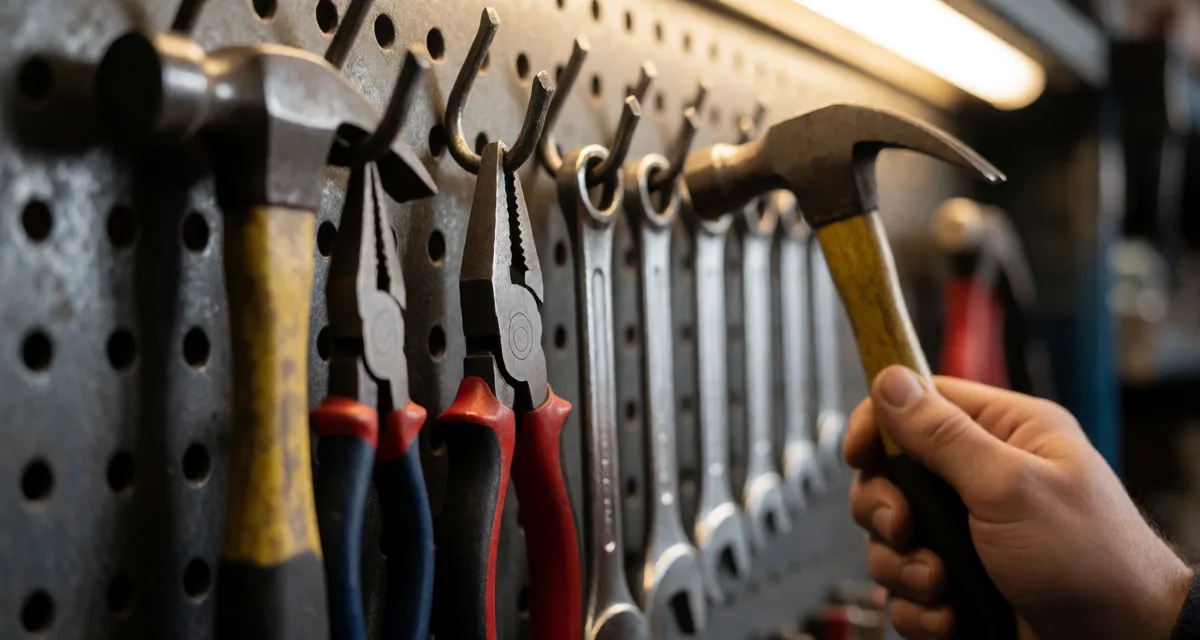 Slatwall vs pegboard for organizing a two-car garage wall