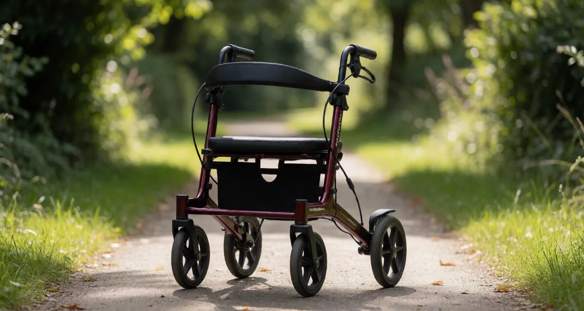 Drive Medical Nitro Rollator Review for Outdoor Walks